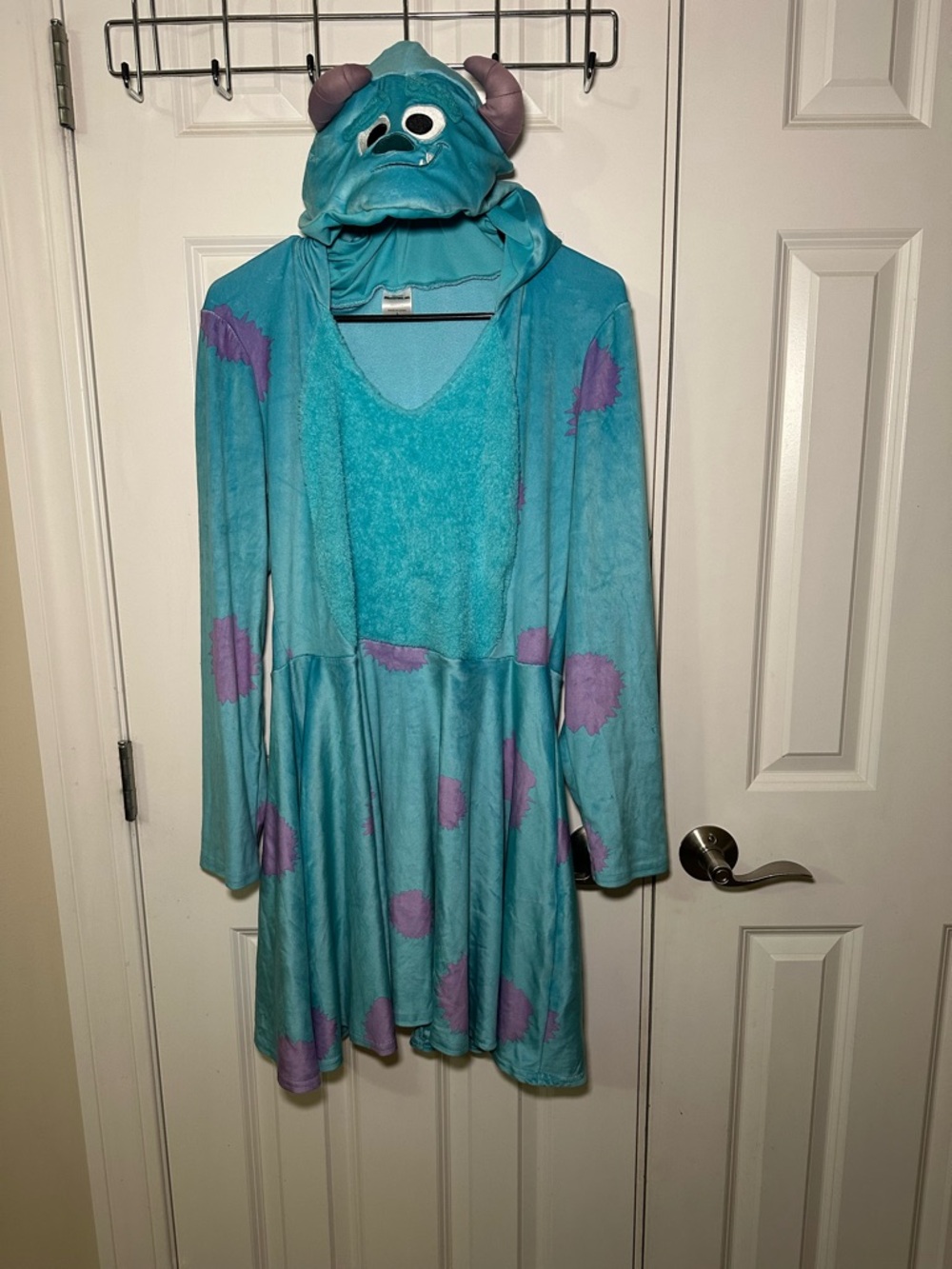 Disney Monsters Inc Adult SULLY Costume Dress Spirit Halloween Size Large